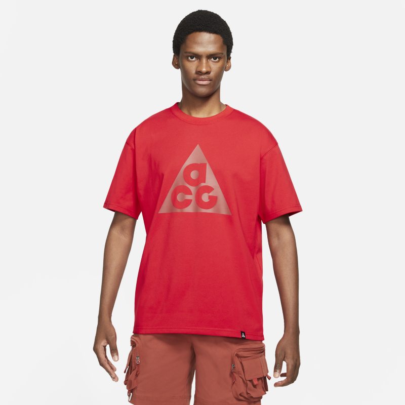 Nike ACG Camiseta de manga corta - Hombre - Rojo Nike
