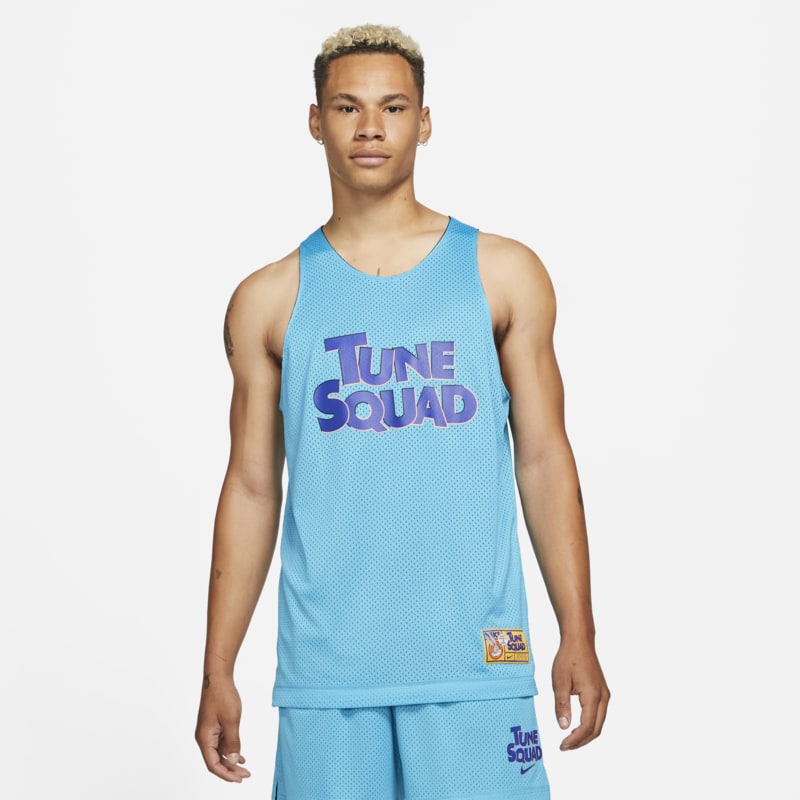 Vändbar baskettröja Nike Dri-FIT x Space Jam: A New Legacy för män - Blå