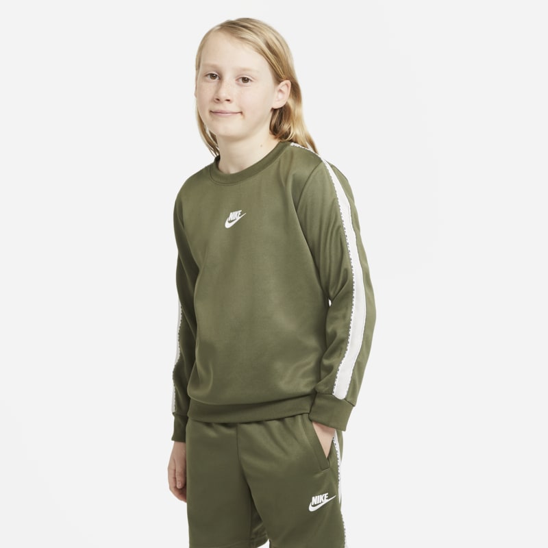 Tröja med rund hals Nike Sportswear för ungdom (killar) - Brun