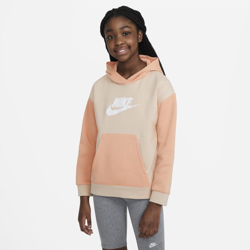 Huvtröja Nike Sportswear för tjejer - Brun