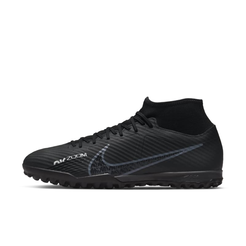 Buty piłkarskie na nawierzchnię typu turf Nike Zoom Mercurial Superfly 9 Academy TF - Czerń