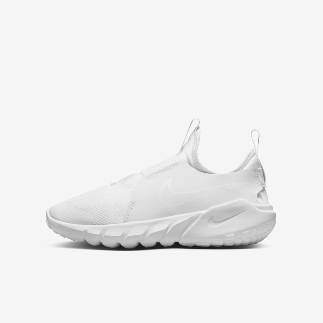 Shop Nike Flex Runner 2 Big Kids' Road Running Shoes In White,white