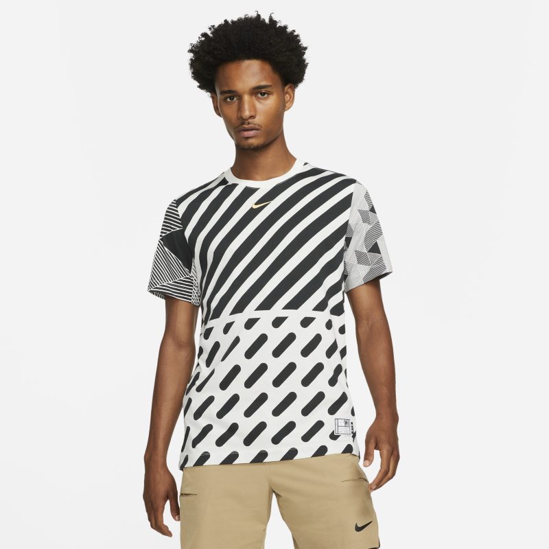Serena Design Crew Camiseta de tenis con estampado - Blanco Nike