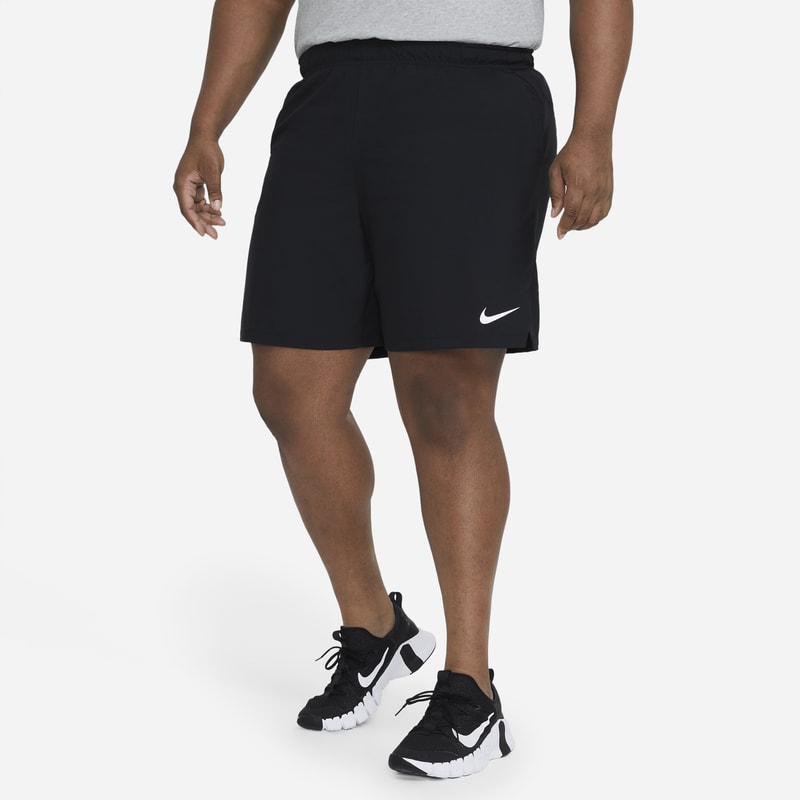 Nike Dri-FIT Pantalón corto de tejido Woven de entrenamiento (talla para personas altas y grandes) - Hombre - Negro Nike