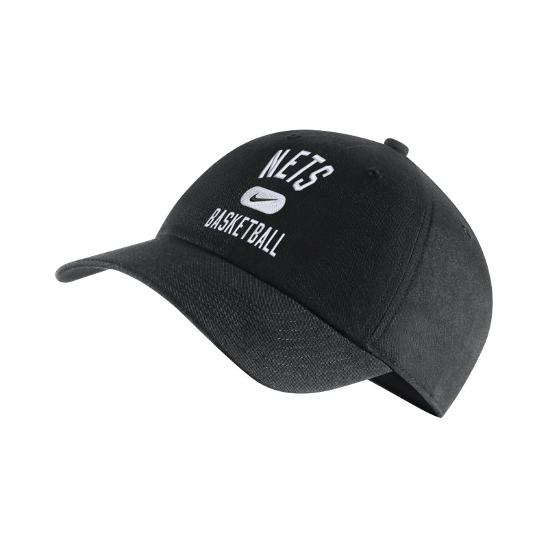 Brooklyn Nets Heritage86 Nike NBA Hat - Black