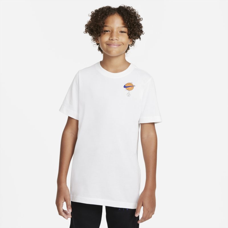 T-shirt treningowy dla dużych dzieci Nike Dri-FIT x Space Jam: A New Legacy - Biel