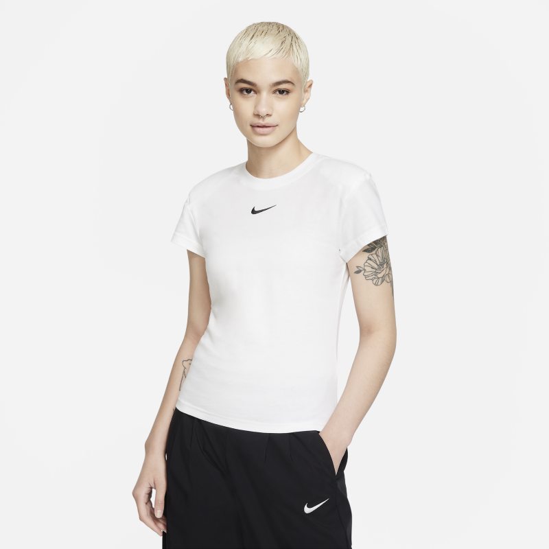 Damska koszulka Nike Sportswear Icon Clash - Biel