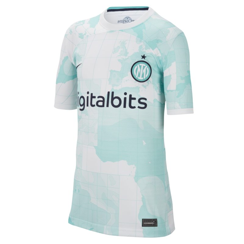 Inter Milan 2022/23 Stadium Away Older Kids' Nike Dri-FIT Football Shirt - White