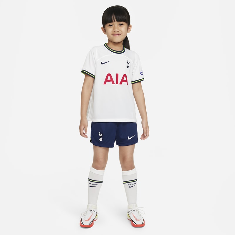 Fotbollsställ Tottenham Hotspur 2022/23 (hemmaställ) för barn - Vit