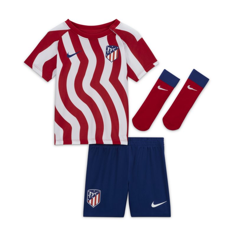 Atlético Madrid 2022/23 Home Baby Football Kit - White