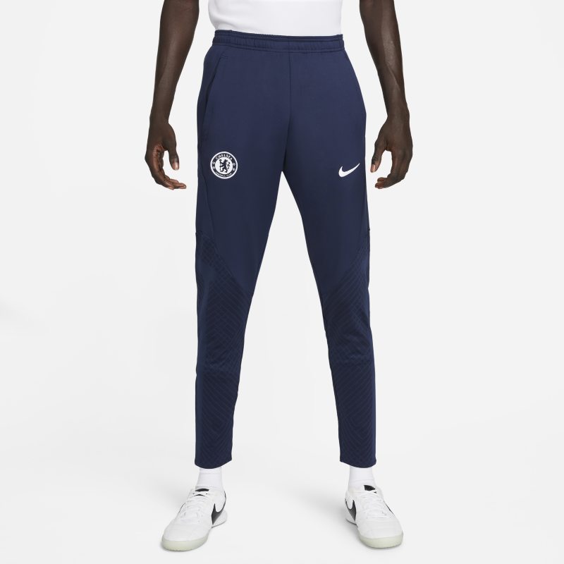 Męskie spodnie piłkarskie Nike Dri-FIT Chelsea F.C. Strike - Niebieski