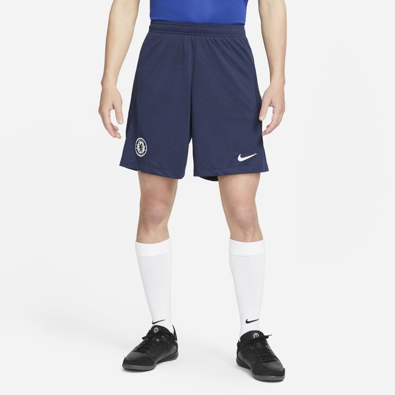 Męskie spodenki piłkarskie Nike Dri-FIT Chelsea FC Strike - Niebieski