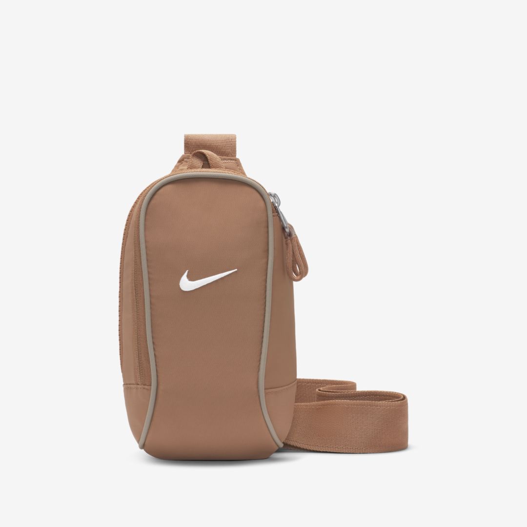 Nike Sportswear Essentials Crossbody Bag In Mineral Clay,mineral Clay,white