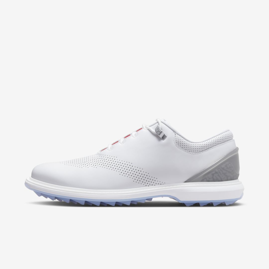 Shop Jordan Men's  Adg 4 Golf Shoes In White
