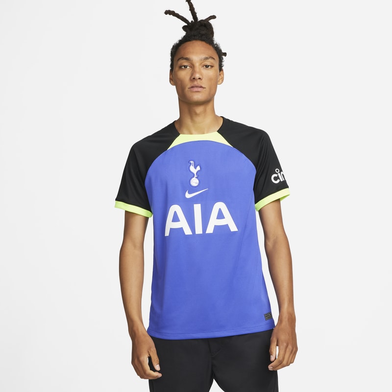 Męska koszulka piłkarska Nike Dri-FIT Tottenham Hotspur 2022/23 Stadium (wersja wyjazdowa) - Niebieski