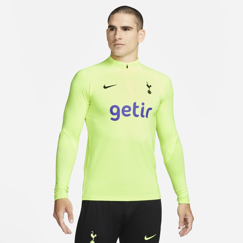 Męska treningowa koszulka piłkarska Tottenham Hotspur Strike Nike Dri-FIT - Żółć