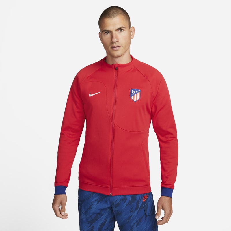 Atlético Madrid Academy Pro Men's Full-Zip Knit Football Jacket - Red