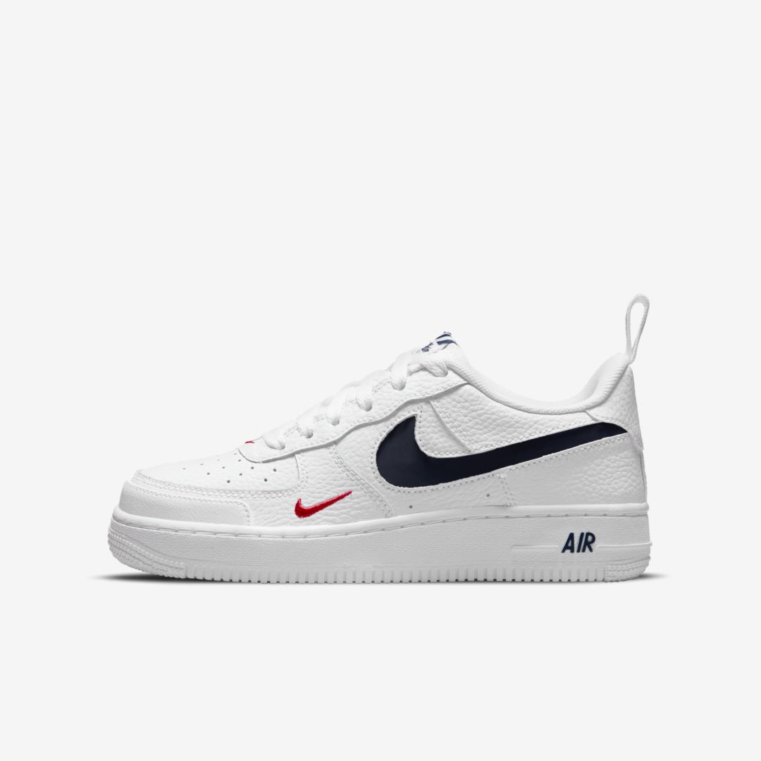 Nike Air Force 1 Low Big Kids' Shoes In White