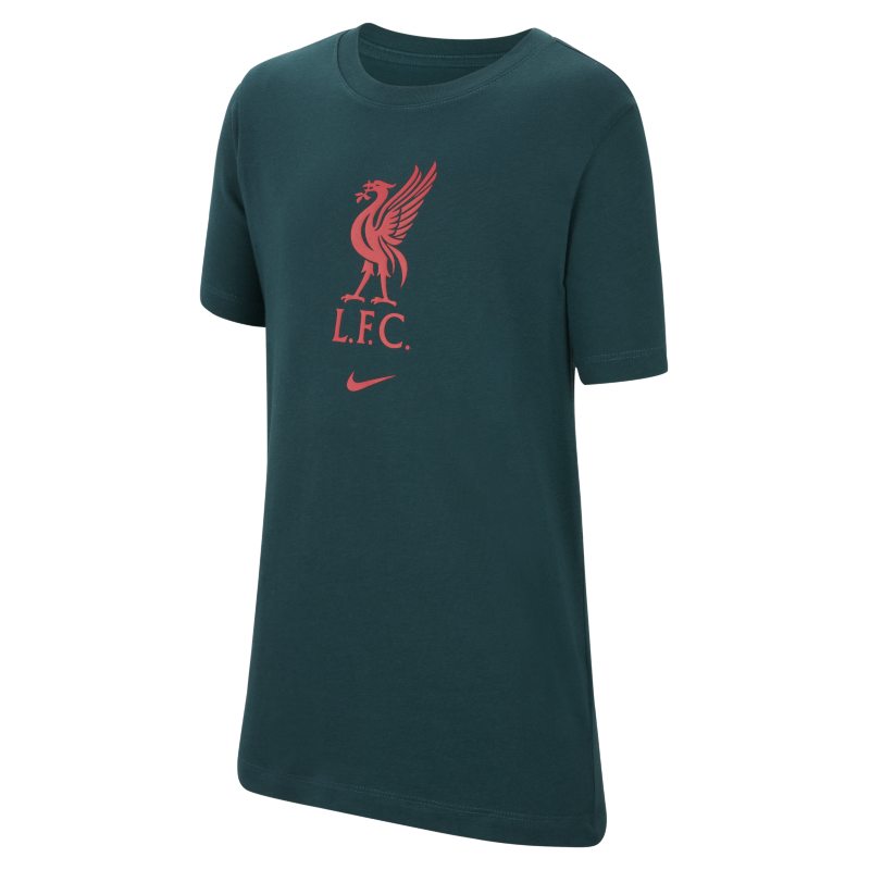 T-shirt dla dużych dzieci Liverpool F.C. - Zieleń
