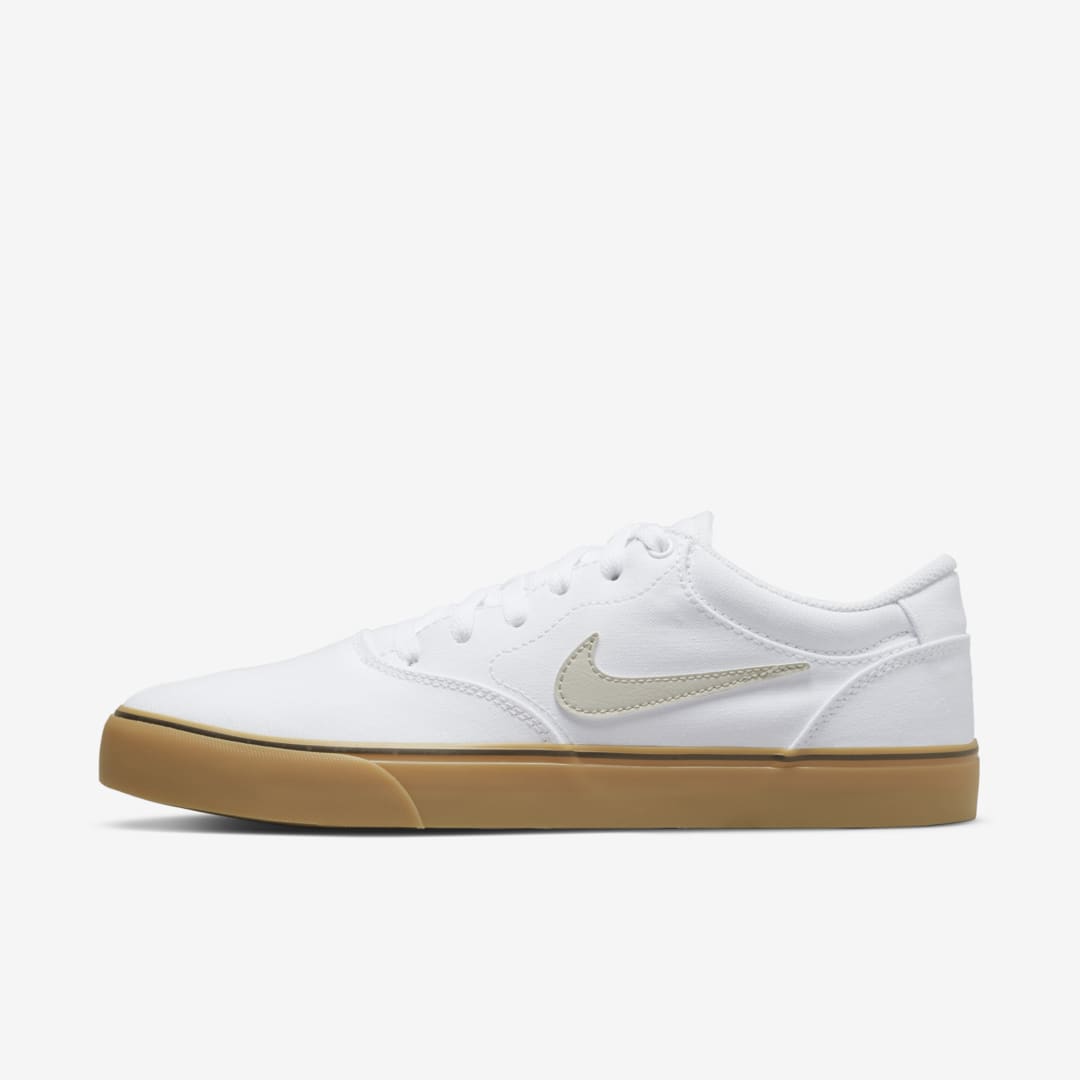 Nike Sb Chron 2 Canvas Skate Shoes In White