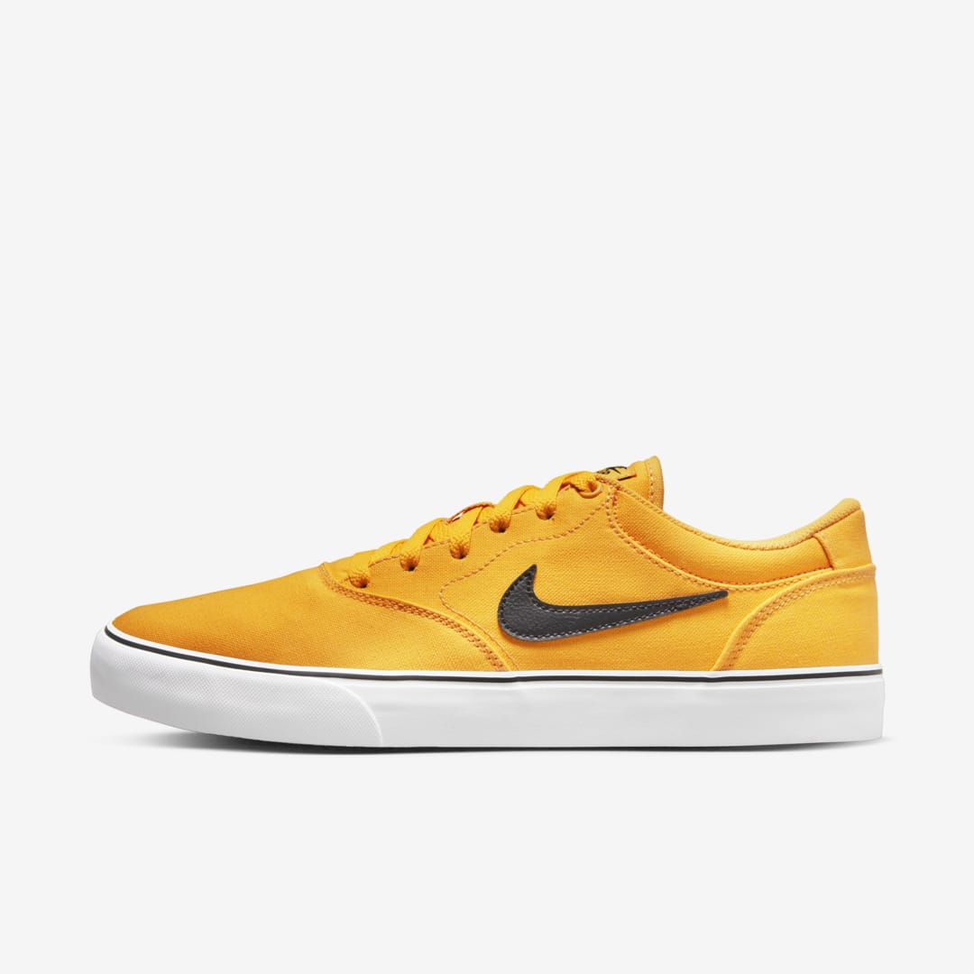 Nike Sb Chron 2 Canvas Skate Shoes In Yellow