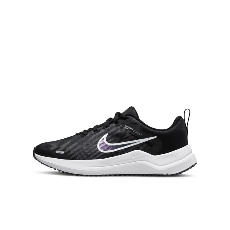 Buty do biegania po asfalcie dla dużych dzieci Nike Downshifter 12 - Czerń