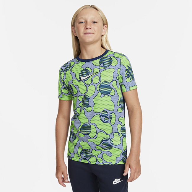 фото Игровая футболка для школьников nike dri-fit - зеленый