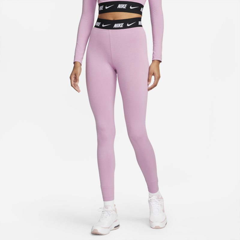 Nike Sportswear Club Women's High-Waisted Leggings - Purple