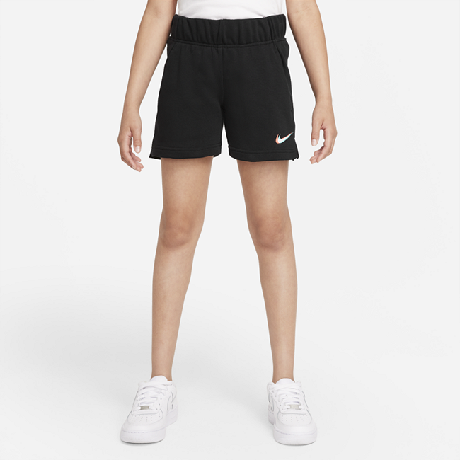 Шорты из ткани френч терри для девочек школьного возраста Nike Sportswear - Черный