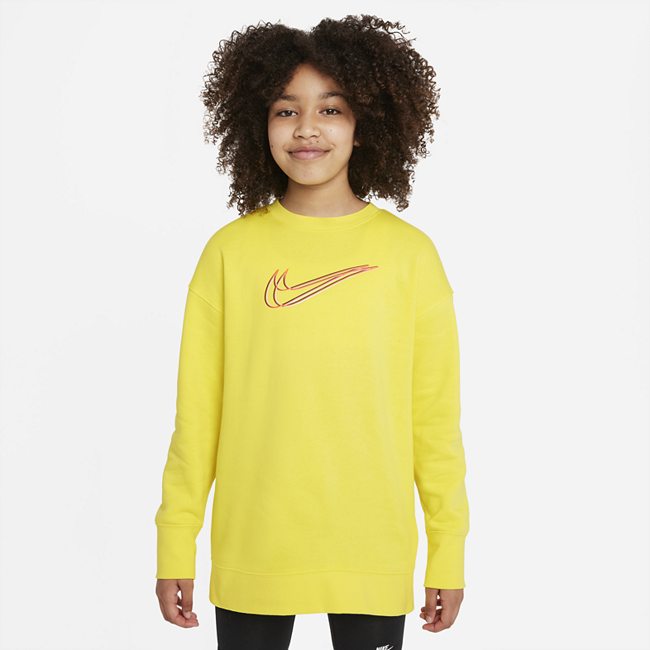 Толстовка для девочек школьного возраста Nike Sportswear - Желтый