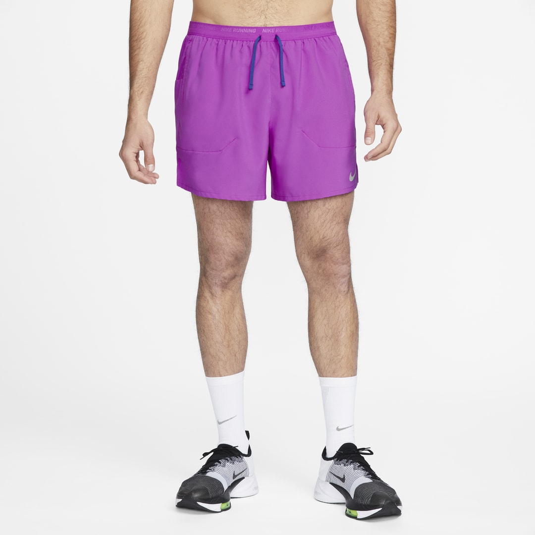 NIKE MEN'S STRIDE DRI-FIT 5" BRIEF-LINED RUNNING SHORTS,13977196