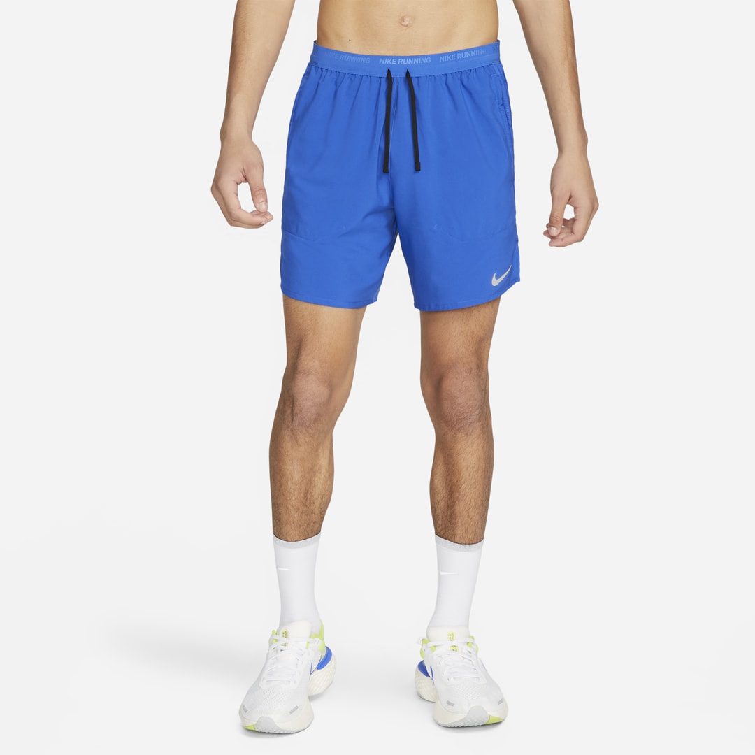 Shop Nike Men's Stride Dri-fit 7" 2-in-1 Running Shorts In Blue