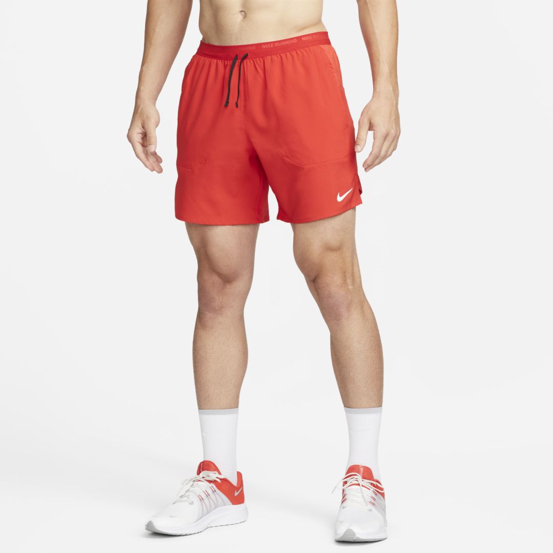 NIKE MEN'S STRIDE DRI-FIT 7" BRIEF-LINED RUNNING SHORTS,13977219