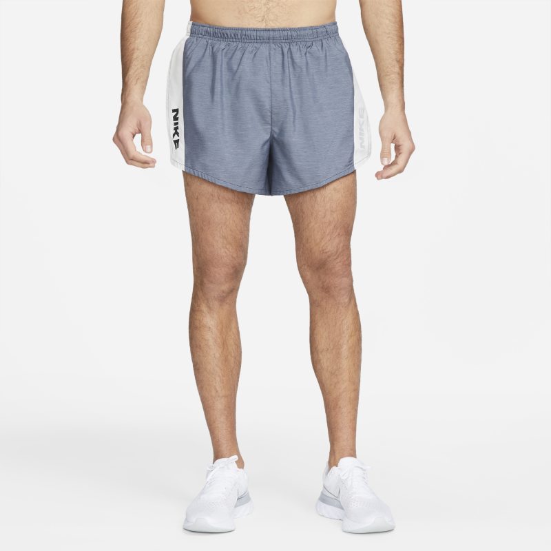 Nike Dri-FIT Heritage Men's 10cm (approx.) Brief-Lined Running Shorts - Blue