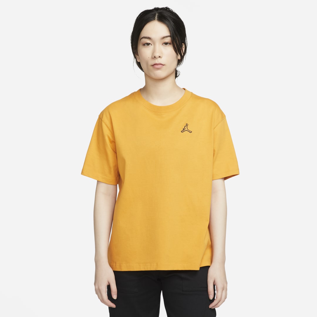 Jordan Essentials Women's T-shirt In Light Curry,light Curry