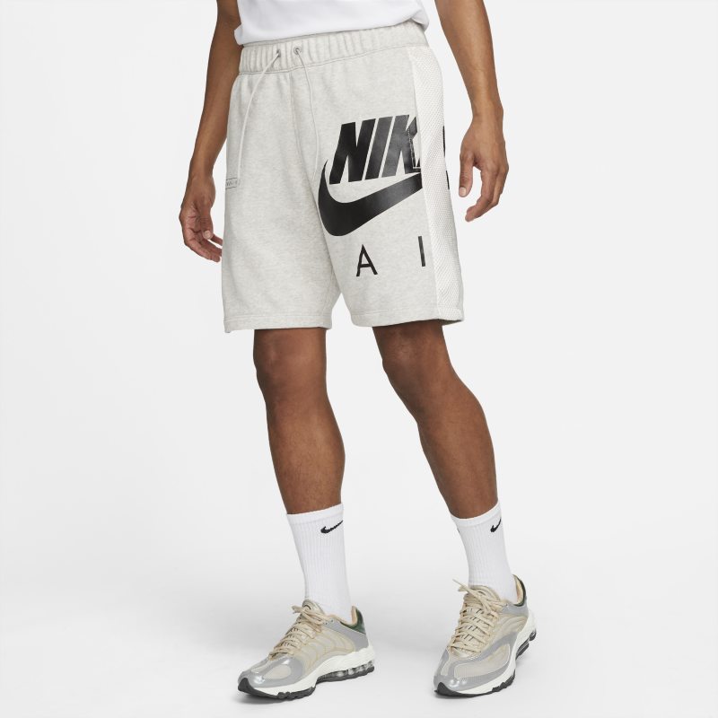 Nike Air Men's French Terry Shorts - Grey
