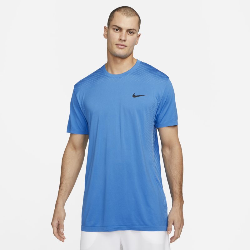 Nike Dri-FIT Men's Seamless Training Top - Blue