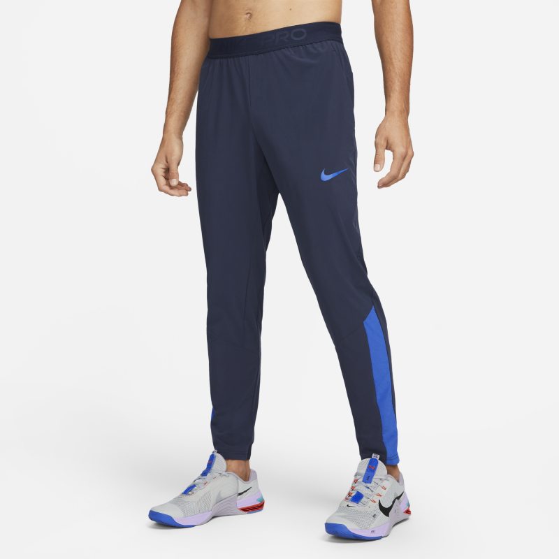 Męskie spodnie treningowe Nike Pro Dri-FIT Vent Max - Niebieski