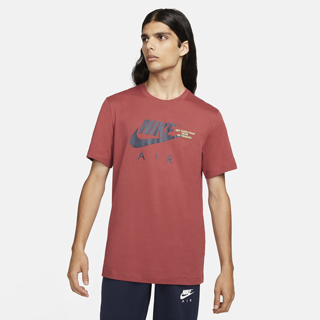 фото Мужская футболка nike sportswear - красный