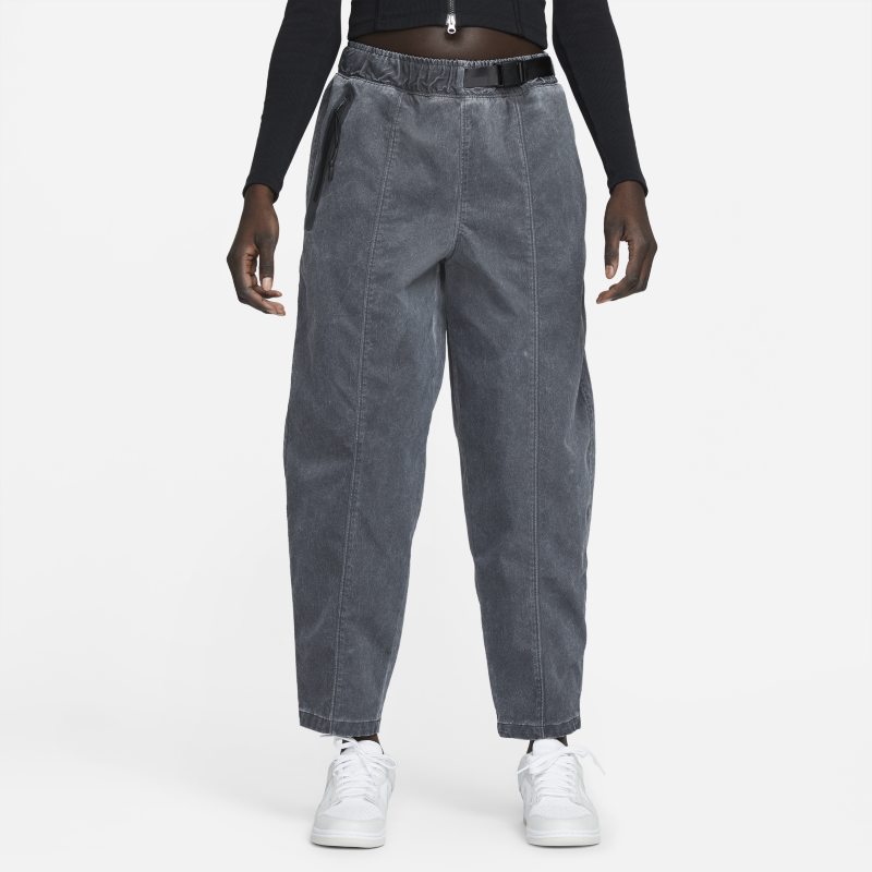 Damskie spodnie z tkaniny z wysokim stanem Nike Sportswear Dri-FIT Tech Pack - Czerń