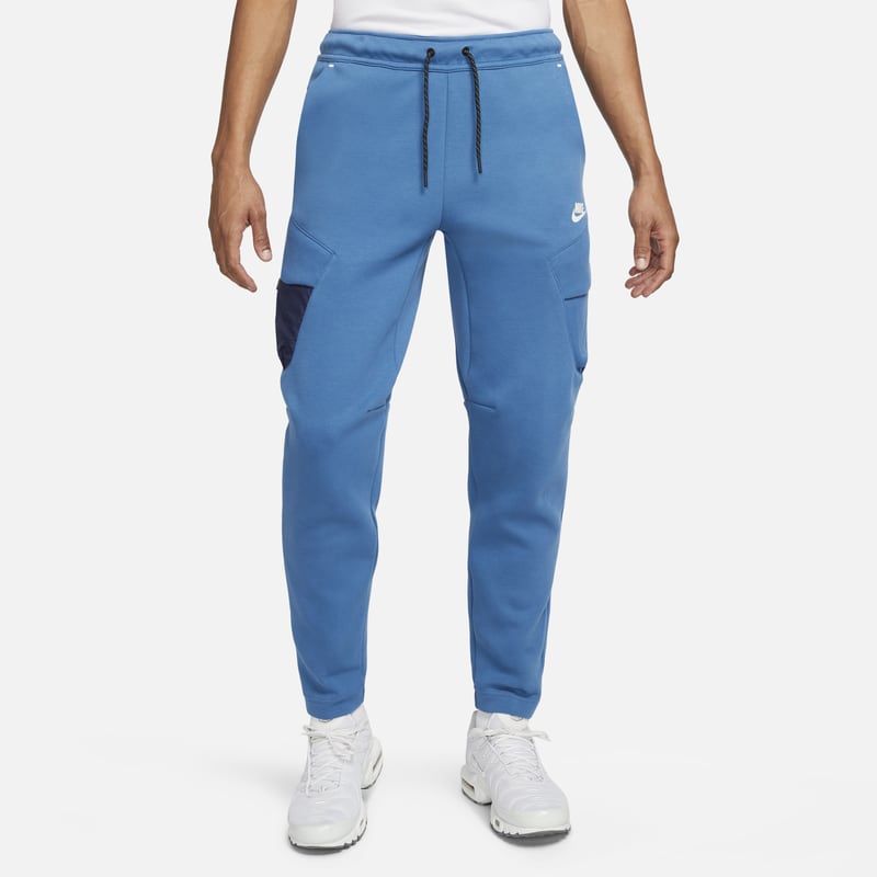 Męskie spodnie utility Nike Sportswear Tech Fleece - Niebieski