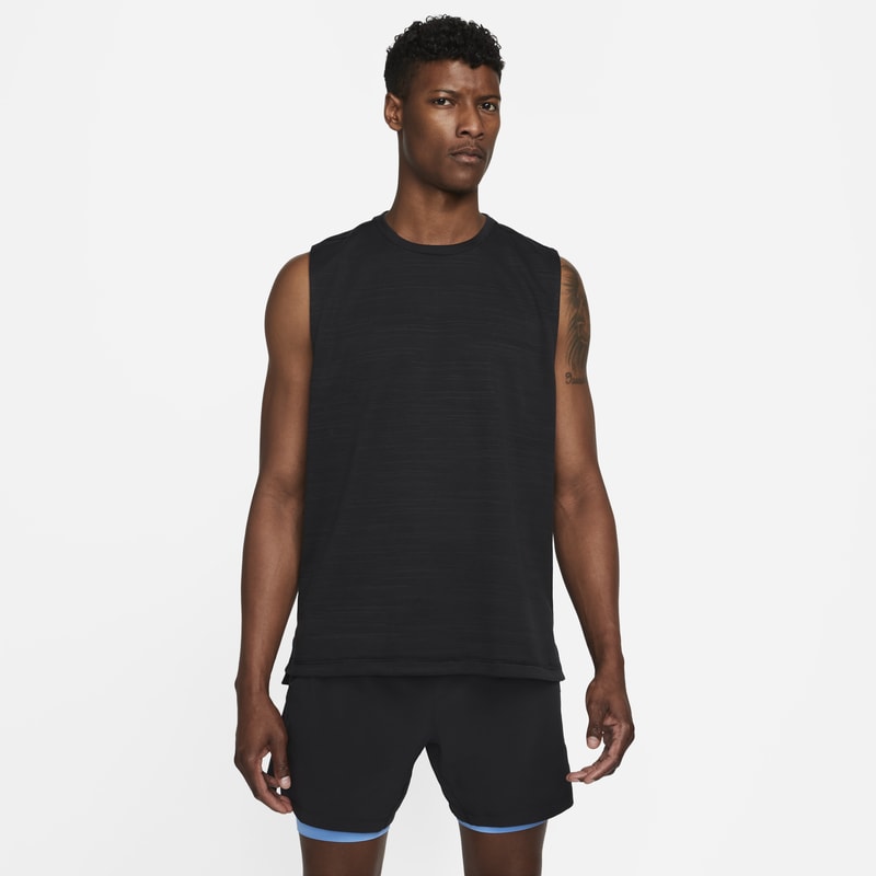 Męska koszulka bez rękawów Nike Yoga Dri-FIT Energy - Czerń