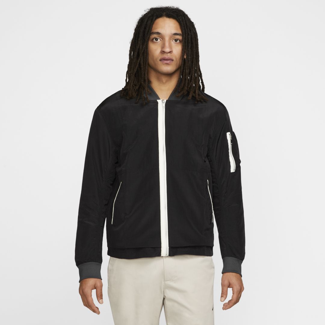 Nike Men's  Sportswear Style Essentials Lined Bomber Jacket In Black