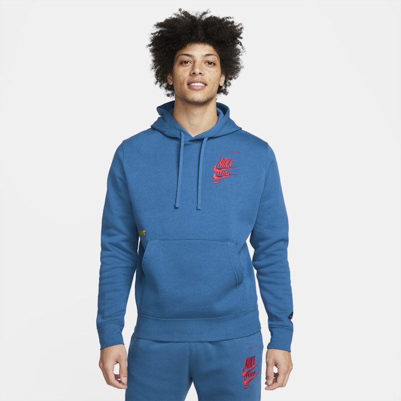 Nike Sportswear Sport Essentials+ Men's Fleece Pullover Hoodie - Blue