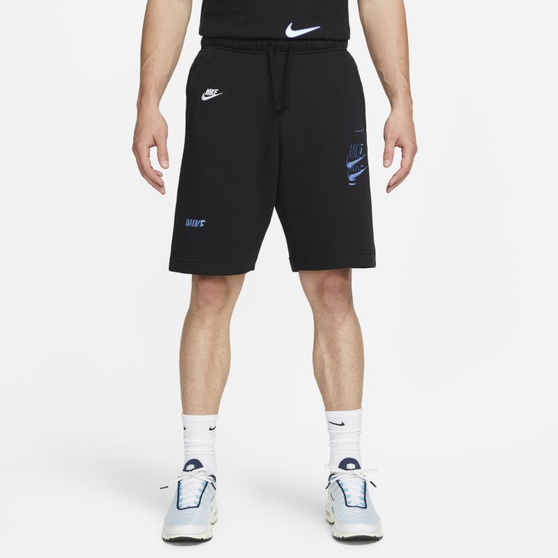 Męskie spodenki z dzianiny dresowej Nike Sportswear Sport Essentials+ - Czerń