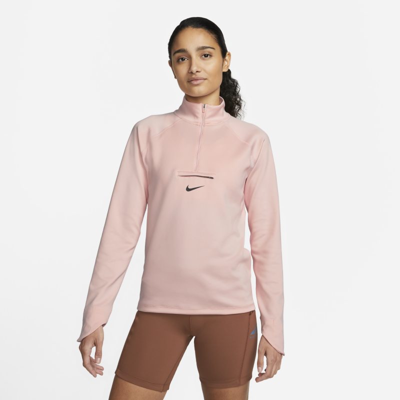 Mellanlagertröja för terränglöpning Nike Dri-FIT Element för kvinnor - Rosa