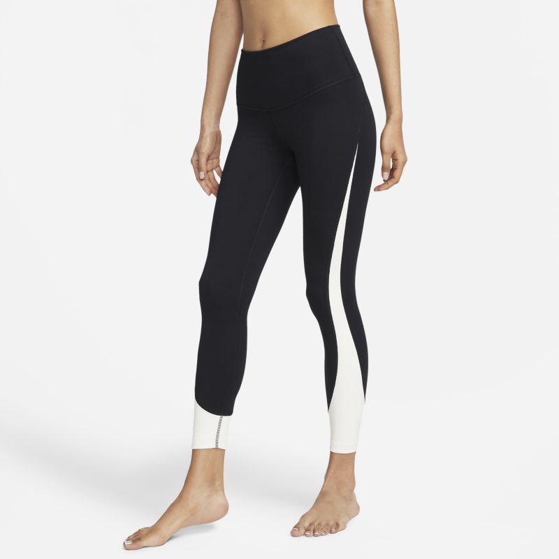 Nike Yoga Dri-FIT Women's 7/8 High-Waisted Leggings - Black