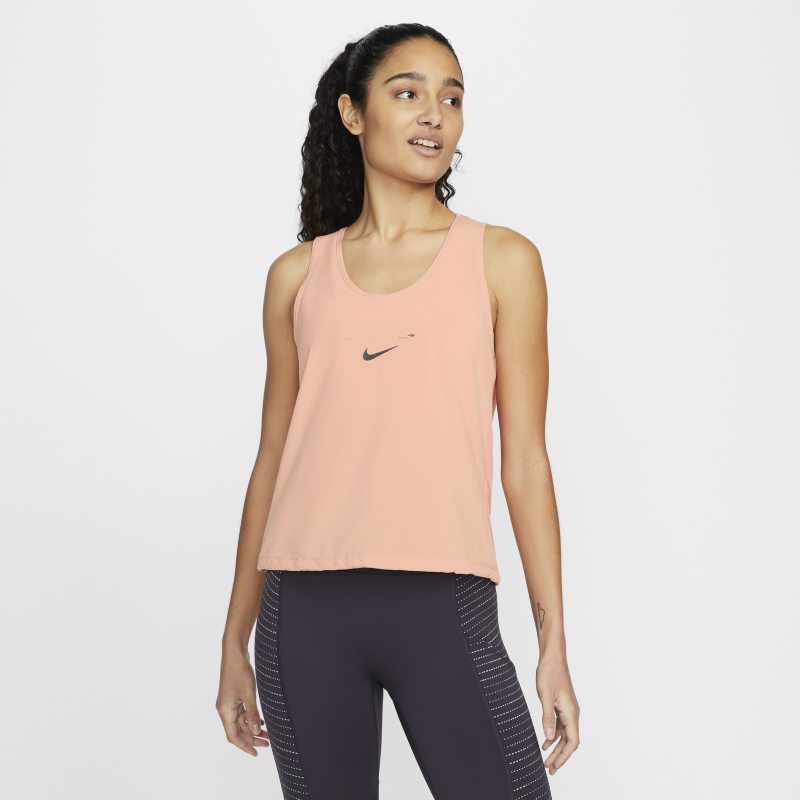 Nike Dri-FIT Run Division Women's Convertible Running Tank - Orange
