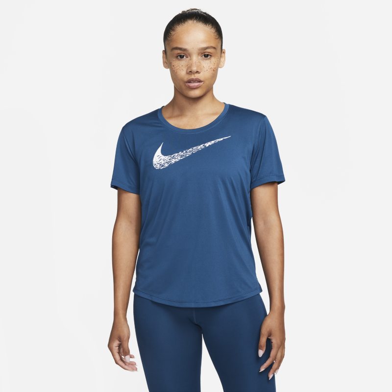 Nike Swoosh Run Women's Short-Sleeve Running Top - Blue