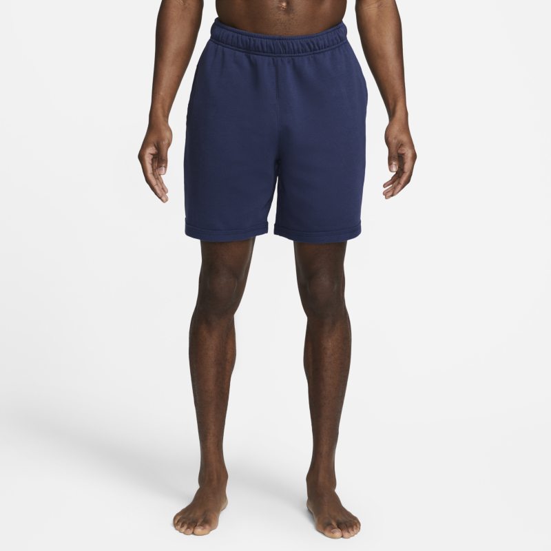 Shorts Nike Yoga Therma-FIT för män - Blå